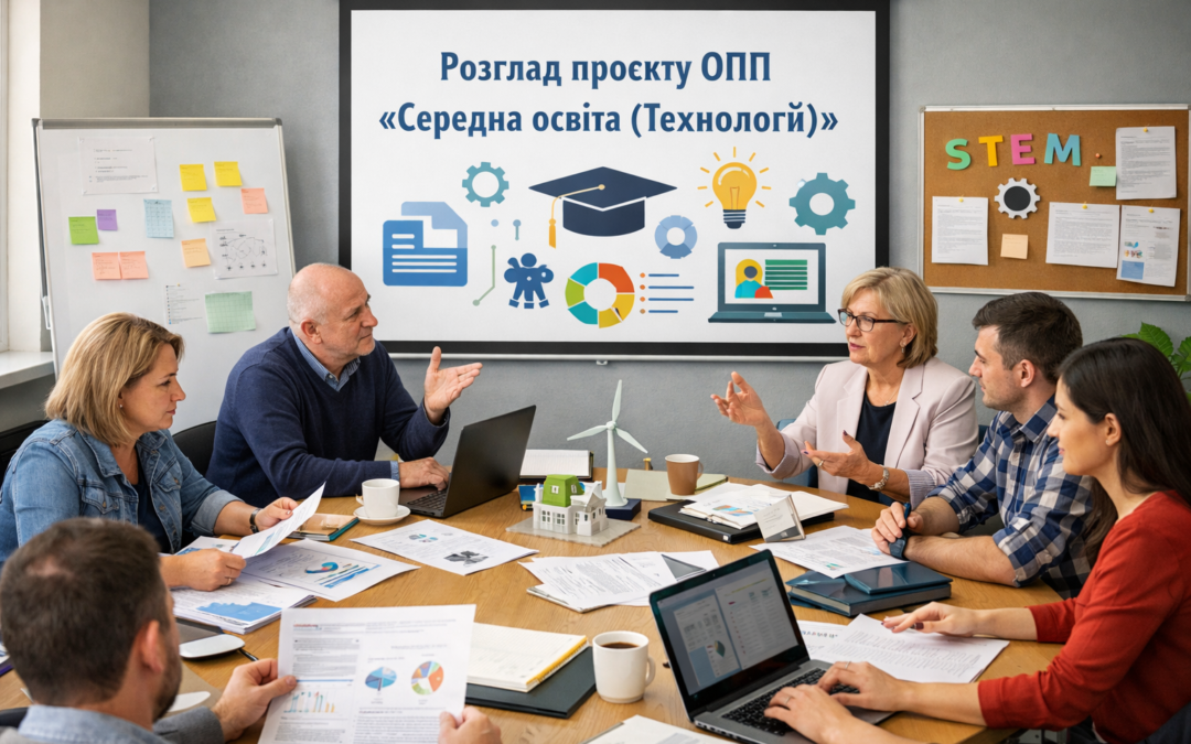 Чергове засідання робочої групи освітньо-професійної програми «Середня освіта (Технології)»